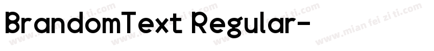 BrandomText Regular字体转换